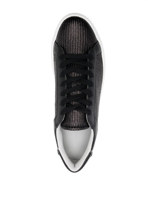 round-toe low-top sneakers